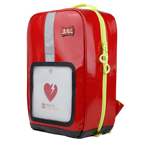 AED Backpack with Clear Window – Foam-Lined Protection for EMS