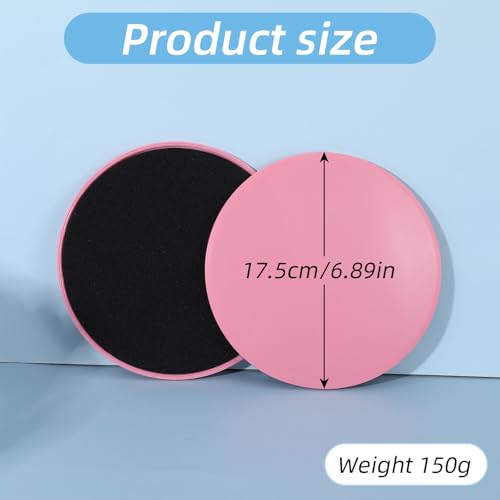 Dual Sided Fitness Glider Sliders - 20 Pack for Gym & Home