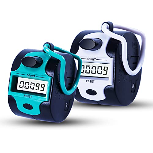 Handy Click Counter - 2 Pack Digital Tally Clicker with LCD Display