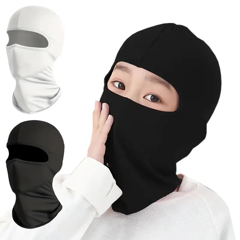 Kids Cycling Balaclava Breathable Sun Protection Face Mask - Black