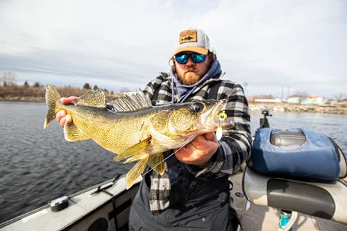 Versatile Walleye Spin Jig with Thumper Willow Blade - 1/8 Oz