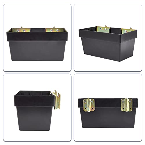 E-Track Storage Bin 2 Pack - Heavy-Duty Organizer Baskets for Trucks