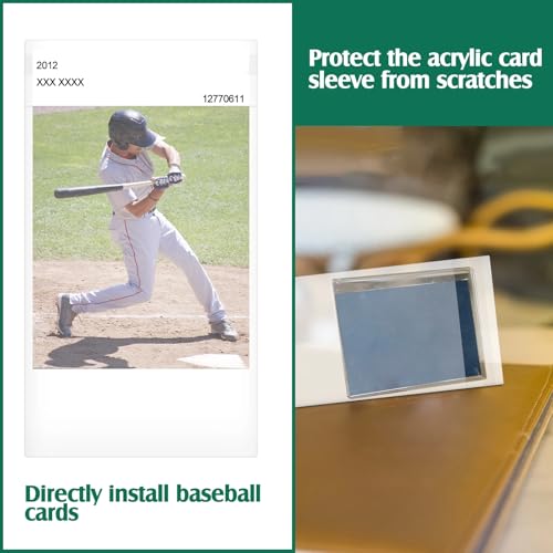 100 Pcs Trading Card Sleeves - Resealable Plastic Bags