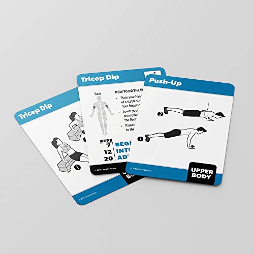2 Pack Bodyweight & Dumbbell Workout Cards – 100+ Exercises