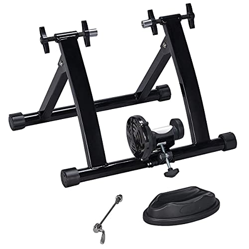 Indoor Bike Trainer Stand with Magnetic Resistance - Fits 26-28in/700C