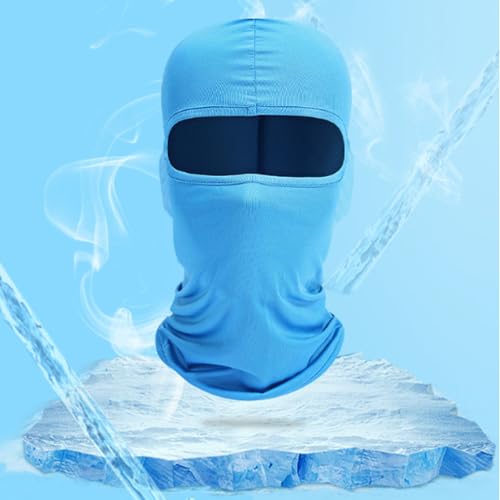5-Pack Thermal Full Face Mask for Cold Weather Cycling & Running - Sand