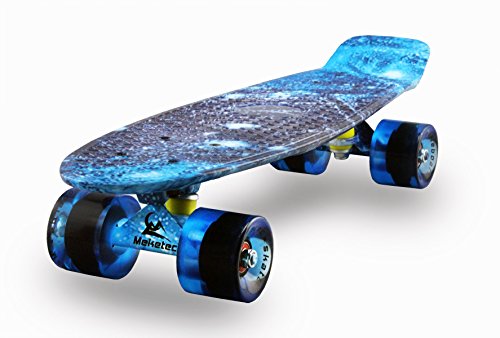 22 Inch Mini Cruiser Skateboard - Starry Sky Design
