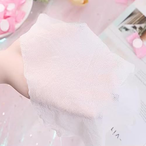 100 Compressed Towels - Portable Travel Coin Tissue for Camping & Beauty