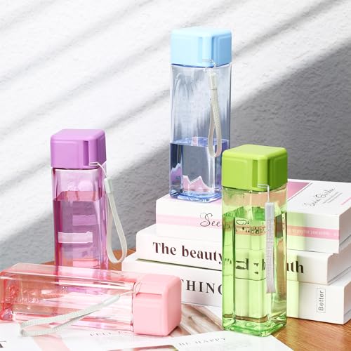 Mifoci 30 Pack 17 Oz Multicolor Leak-Proof Plastic Water Bottles Bulk