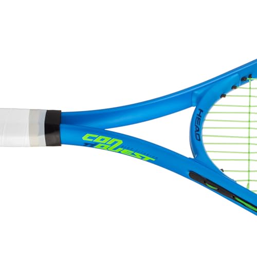 HEAD Ti. Conquest Tennis Racket 4 1/2" Grip Blue - Lightweight, Oversized 108 sq in