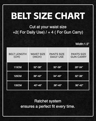 Tactical Nylon Gun Belt for Men - Quick Release EDC - Classic Black, Medium (32-38 in)