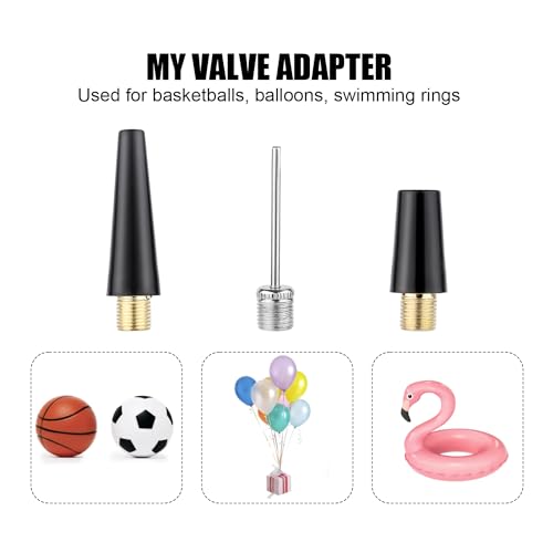 19-Piece Bicycle Valve Adapter Set for Presta & Schrader