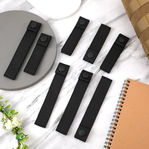 Heavy-Duty MOLLE Straps - 8 Pack Nylon Connectors for Tactical Gear & Backpack Attachment