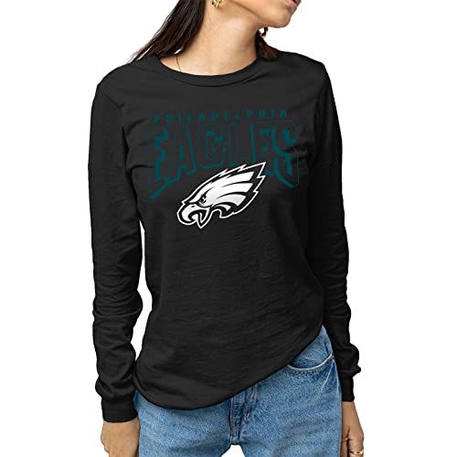 Philadelphia Eagles Long Sleeve T-Shirt - Unisex X-Large Black
