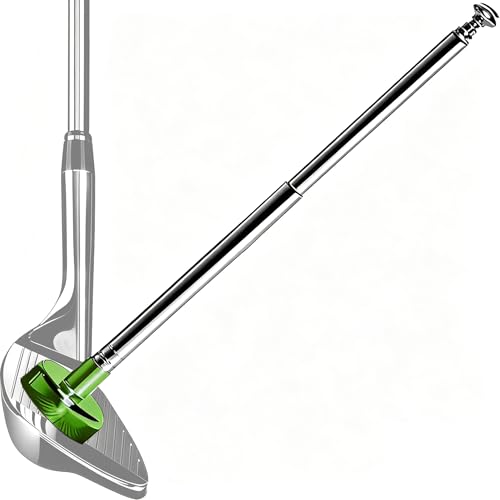 Golf Alignment Rods - Adjustable Magnetic Aiming Stick - Green