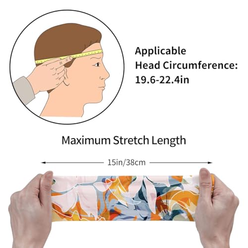 Customizable Sports Headband - Moisture Wicking Stretch Fabric - Pure Black