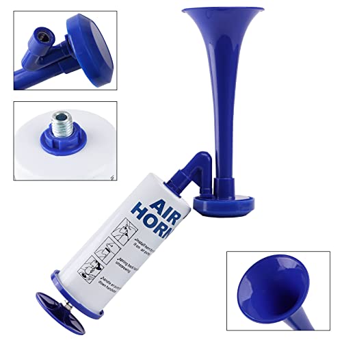 AOLIHAN Blue Handheld Air Horn for Safety, Boat, Camping, Industrial Use