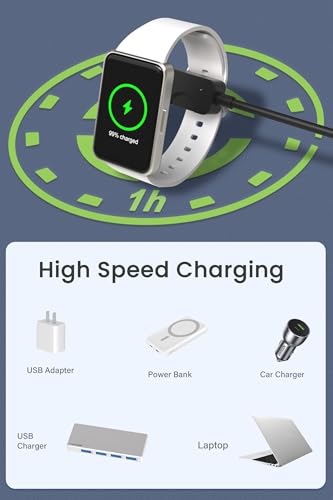 2-Pack Magnetic USB Charging Cable for Samsung Galaxy Fit 3
