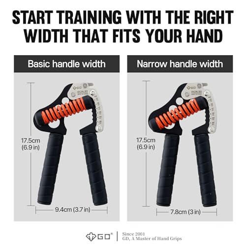 Adjustable Grip Strength Trainer - 26-181 lbs - Silicone Grip