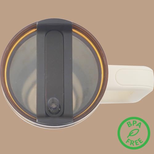 Dyed Colored Lid Replacement for Stanley Quencher 40 oz - Brown