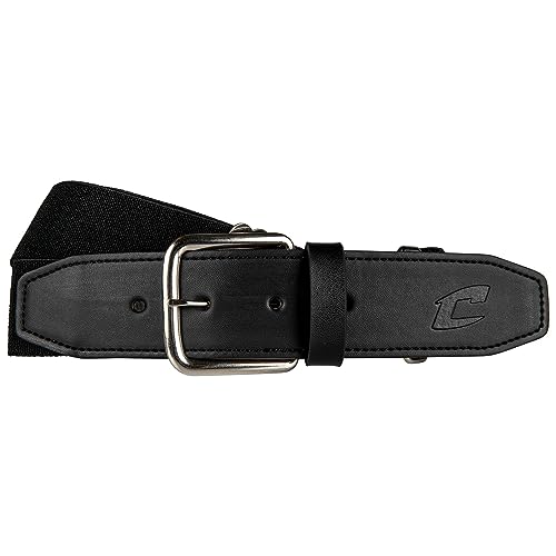 Brute Baseball Belt - Adult Elastic Belt - Black