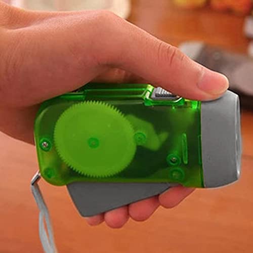 Battery-Free 3 LED Hand Press Flashlight - Blue