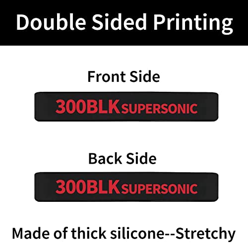 300 BLK Supersonic Magazine Marking Bands - Red, 12 Pack