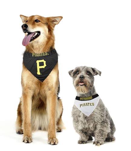 MLB Pittsburgh Pirates Reversible Pet Bandana - Small/Medium