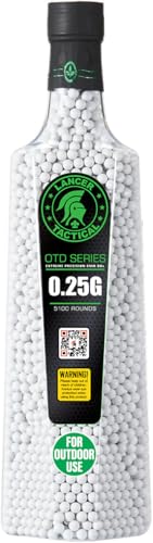 30,600 Rounds 0.25g 6mm Airsoft BBs - Premium Bulk Pellets