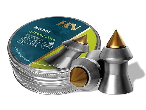 Hornet Pointed Airgun Pellets - .25 Caliber