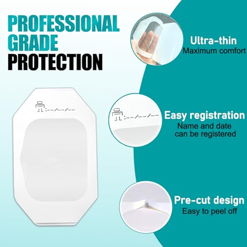 Waterproof Transparent Film Dressing - 100 Pack, 2.37" x 2.75"