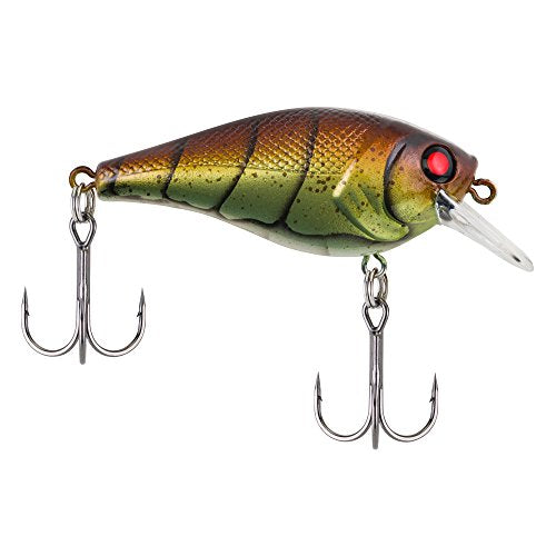 Squarebull Crankbait Fishing Lure - Vintage Craw, 2 3/8in, 3/8 oz