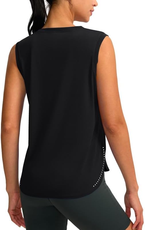 YYV Women's Workout Tank Tops - Lightweight Sleeveless Yoga & Running Shirts | Loose Fit Design