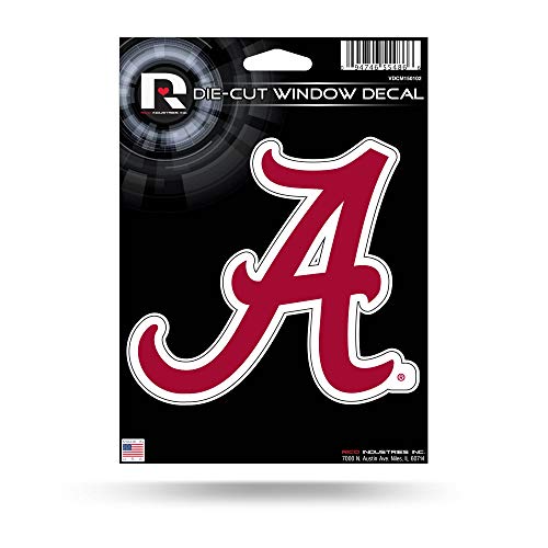 NCAA Die Cut Vinyl Decal - Alabama Crimson Tide - 5.75x7.75