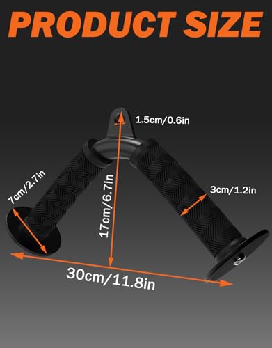 Tricep V Bar Cable Attachment for Strength Training at Home