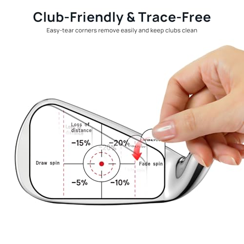 HighlyJoy Right-Handed Golf Impact Tape for Irons, Woods & Fairways - 180 Pcs