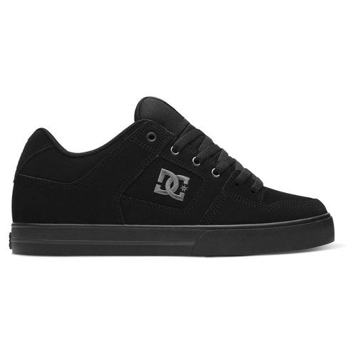 DC Men's Pure Skate Shoe,Black/Pirate Black,7 M US