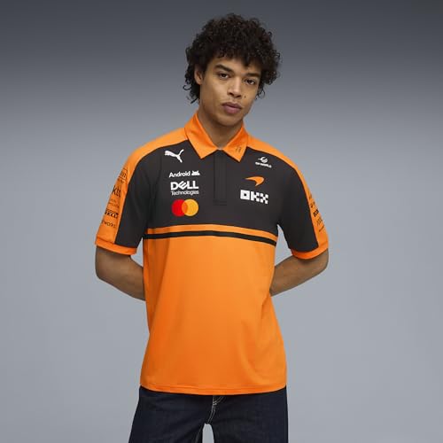 Men's McLaren F1 2026 Team Polo Shirt - Orange, Large