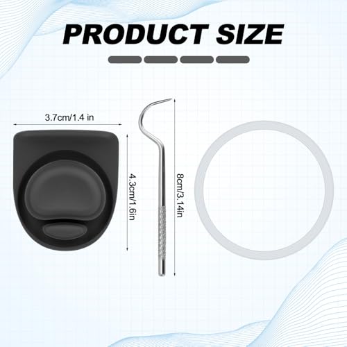 Owala Water Bottle Replacement Parts - Black, 9 Pieces