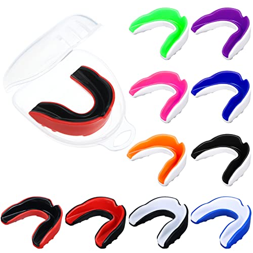 Frienda Bright Color Sport Mouth Guards Pack of 10 - Adult Protective Gear