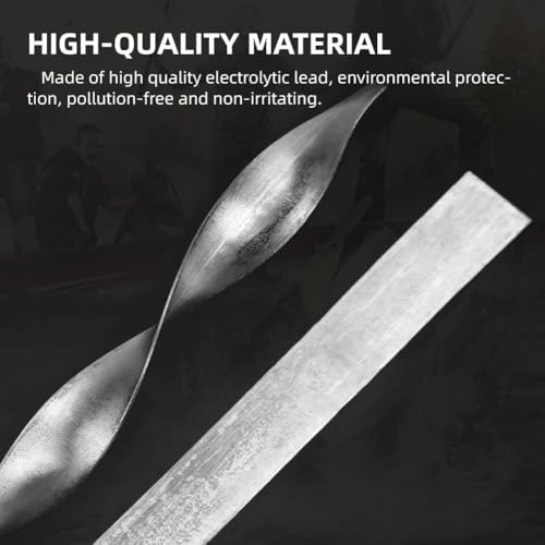 Fishing Lead Sheets - 10 Rolls of 1mm Soft Sinkers for Tackle