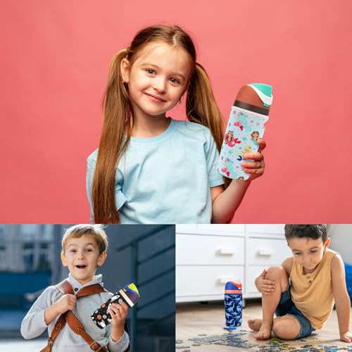 Cute Neoprene Sleeve for Owala Kids FreeSip 16 oz - Astronaut & Spaceship