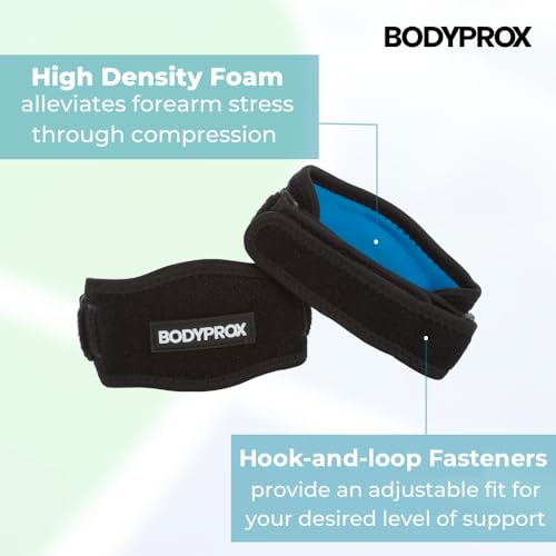 Adjustable Elbow Brace 2 Pack for Pain Relief & Support