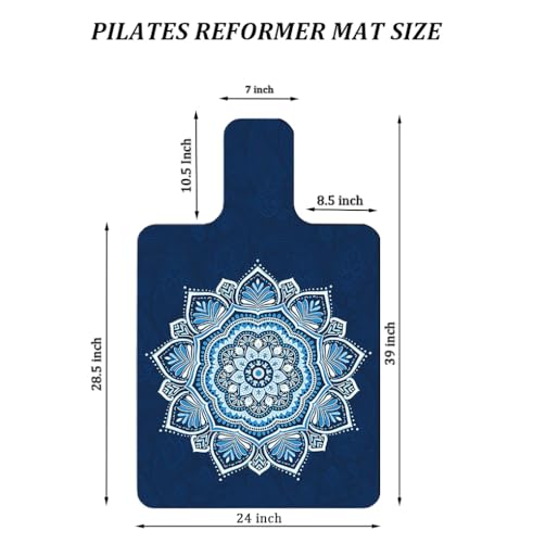 Thickened Non-Slip Pilates Reformer Mat Cover - Blue