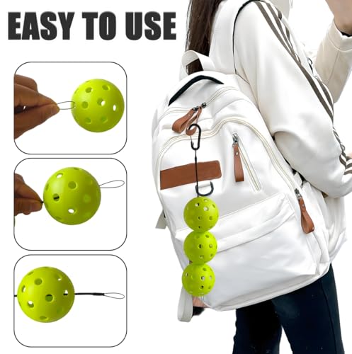 Ajqxh 2-Pack Pickleball Cable Holder Black - Easy Storage & Quick Access
