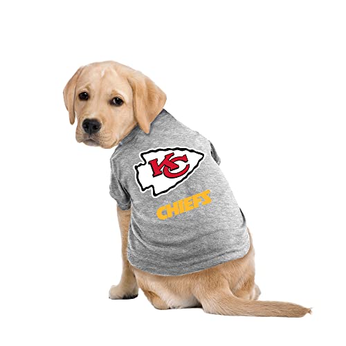 Kansas City Chiefs NCAA Pet T-Shirt - Officially Licensed Team Apparel, Large