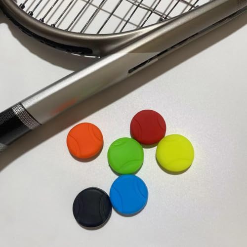 Tennis Dampeners - 6 Pack Soft Silicone Vibration Absorbers