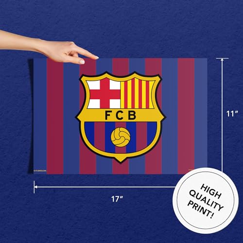 FC Barcelona Poster - 11 x 17 Inch Design D - Officially Licensed
