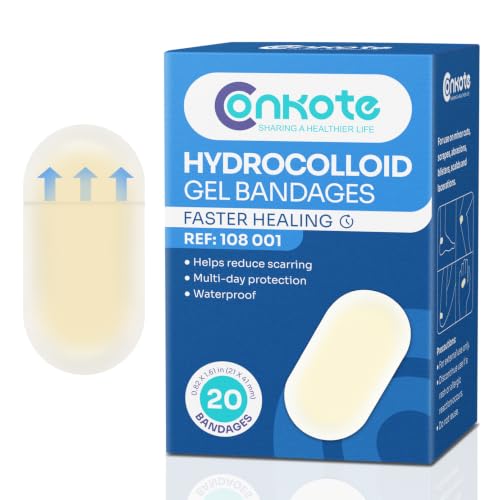 Hydrocolloid Gel Bandages - 20 Count for Fast Healing