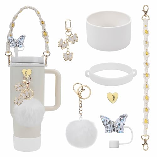 7PCS Tumbler Accessories Set with Strap & Boot for Stanley Cup